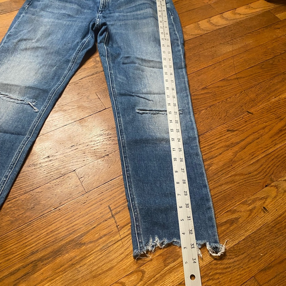 Rag & Bone Distressed Raw Hem Ankle Jeans Size 28 - Picture 6 of 11